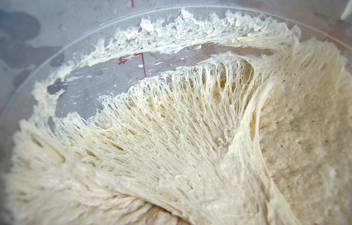 Turn no-knead bread dough into pizza crust via @kingarthurflour