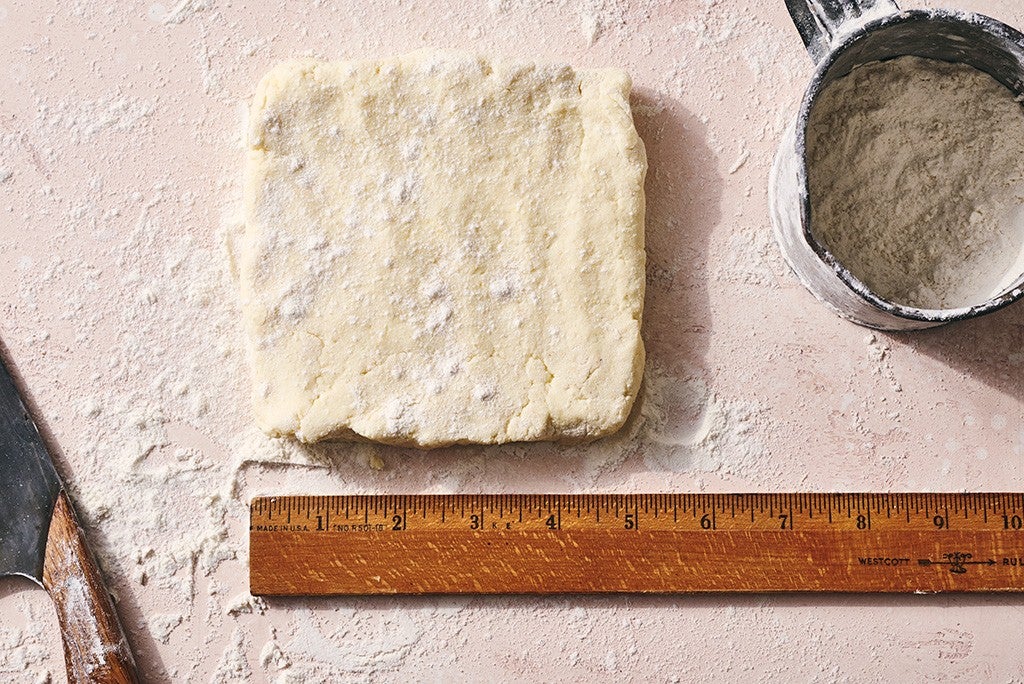 Gnocchi dough rolled out